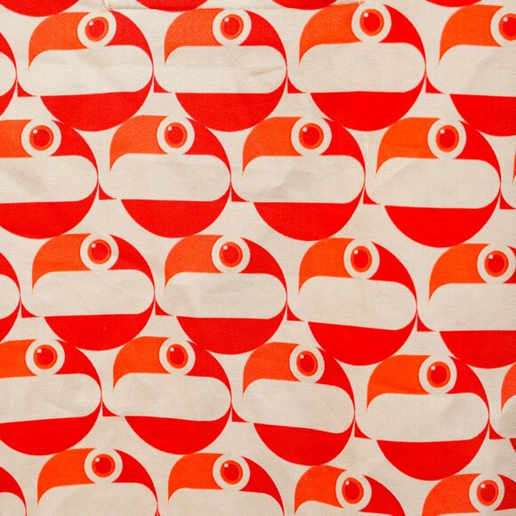 Akris Punto R/24 Off-White Cotton Satin Pelican Dot Printed Blouse - Picture 7 of 11